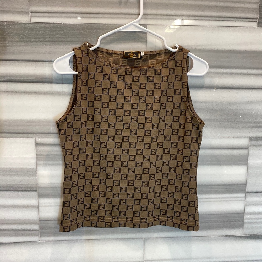 Fendi Zucca monogram top
